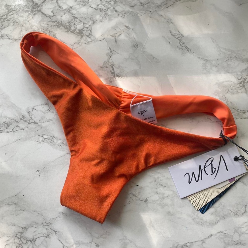 Vera Reversible Metallic Rust/Matte Orange Rust B… - image 1